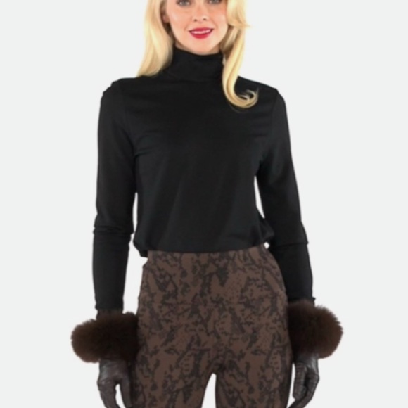 Cabi Tailored Turtleneck #4367 Black Size L - EUC - Picture 5 of 13